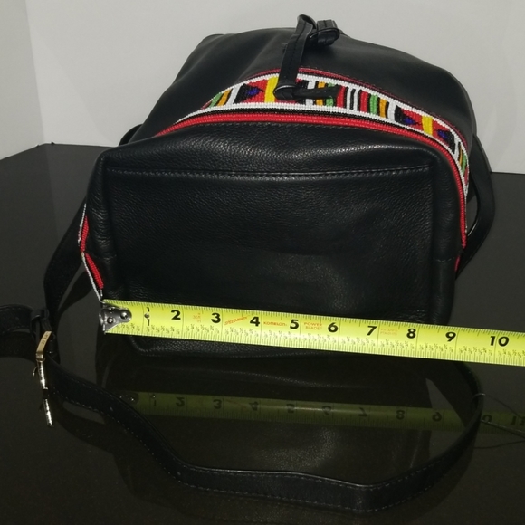 Leather and bead purse - Picture 4 of 8